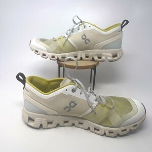 Preowned Women's ON Cloud X Shift Textile Vapor Acacia Trainers Shoes Sz 9.5